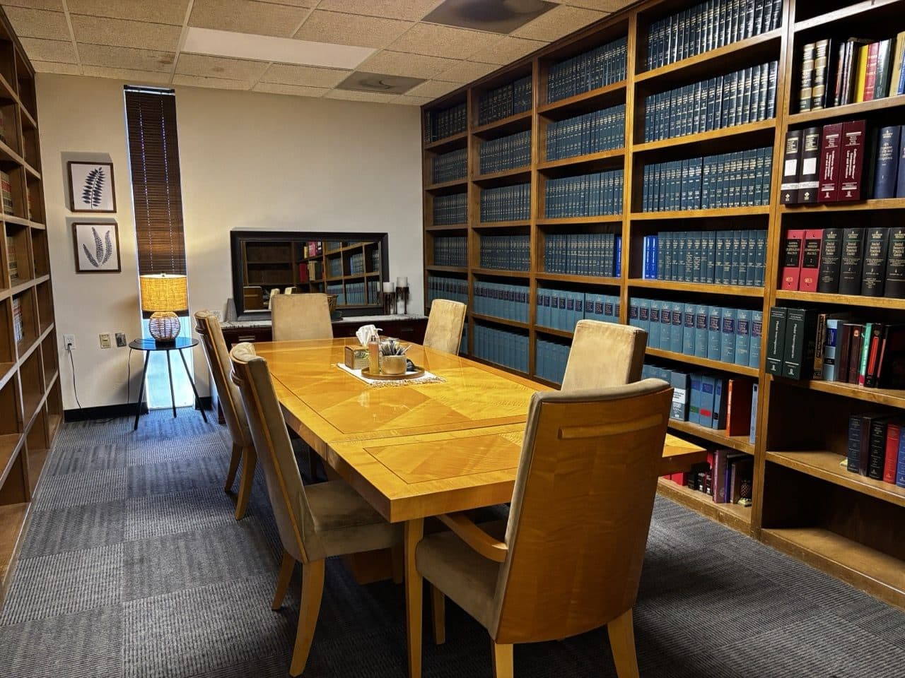 Power Prep Legal law library and conference room